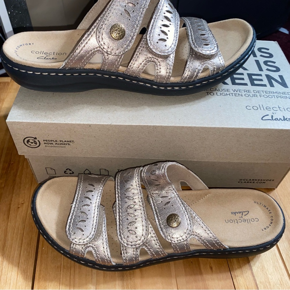 Clarks Women's Metallic Sandals